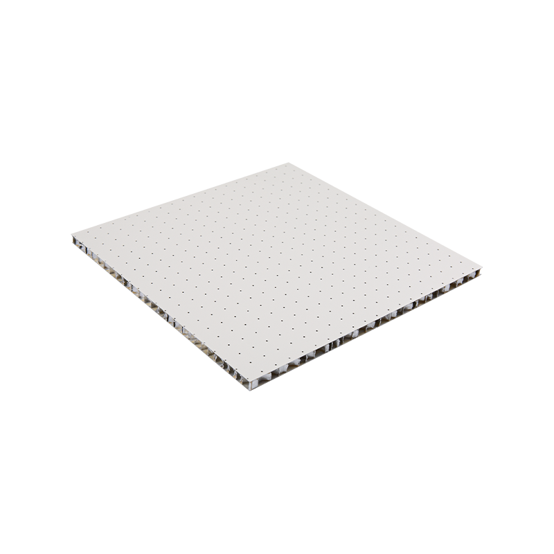 Absorbujące dźwięk, oddychające, stabilne struktury Perforowane panele o strukturze plastra miodu